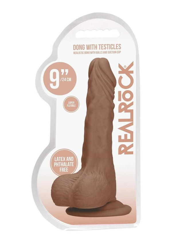 Realrock Skin Realistic Dildo with Balls - 8