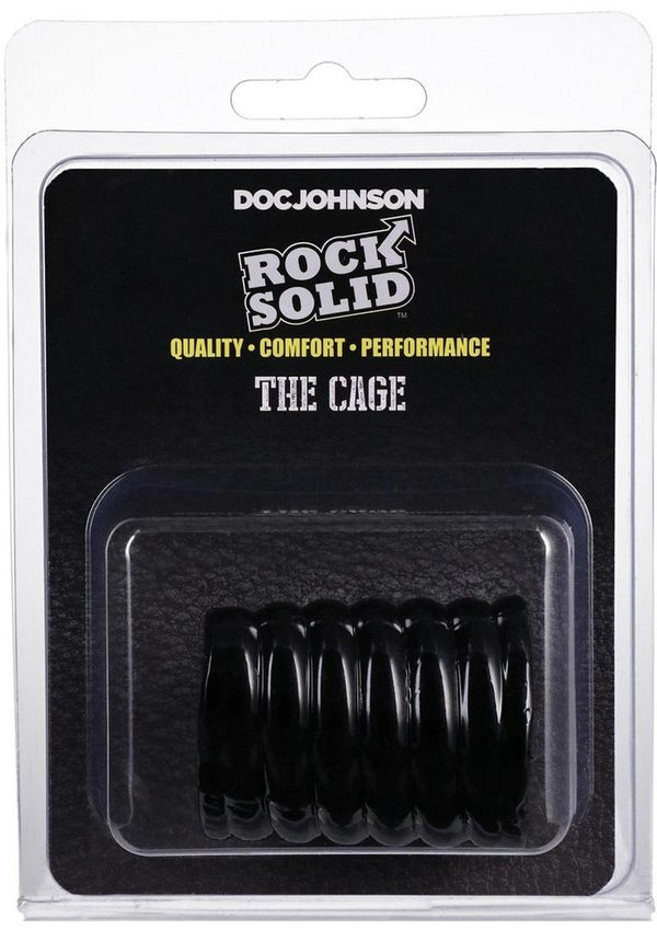 Rock Solid The Cage Textured Cock Ring - 2