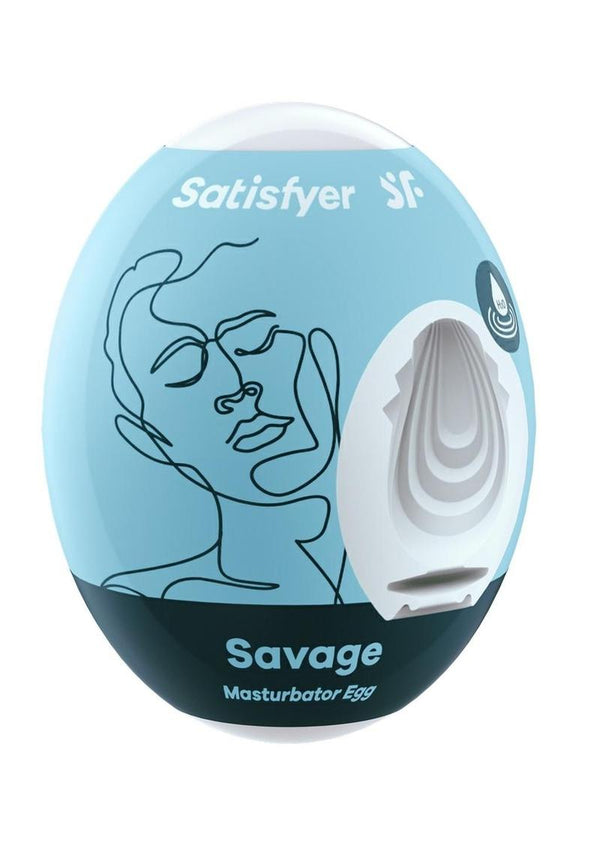 Satisfyer Masturbator Egg 3 Pack Set (Naughty, Savage, Crunchy - 3