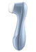 Satisfyer Pro 2 Rechargeable Silicone Clitoral Stimulator - Blue - 6.5in