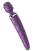 Satisfyer Wand-Er Woman USB Rechargeable Silicone Massager - Gold/Purple - 13in