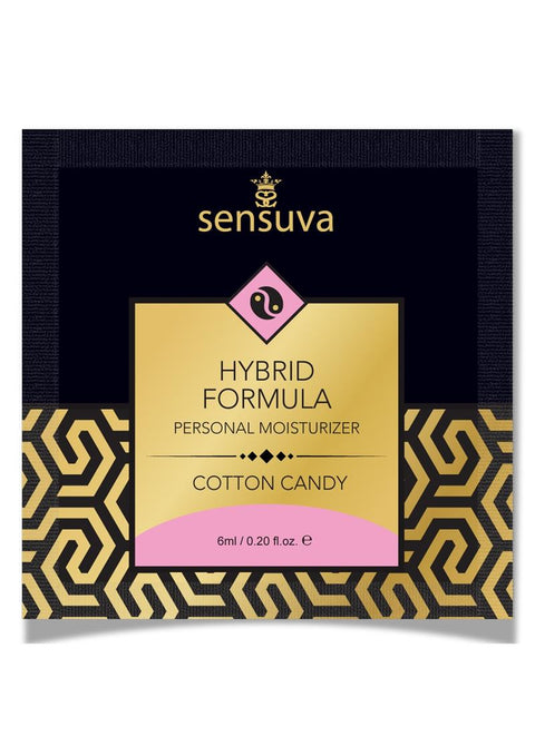 Sensuva Hybrid Cotton Candy Flavored Lubricant - .2oz