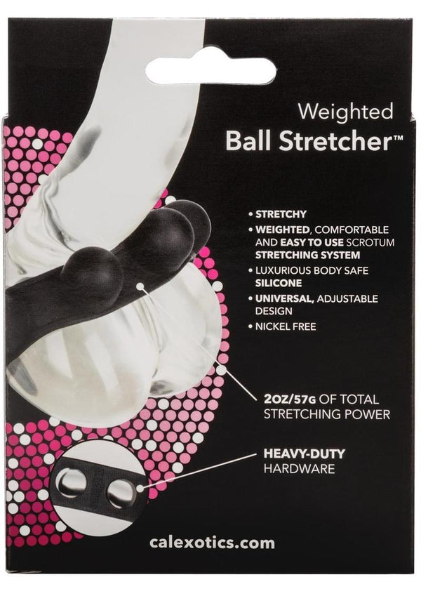 Silicone Weighted Ball Stretcher Cock Ring - 4