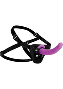 Strap U Navigator Silicone G-Spot 7in Dildo with Harness - 1