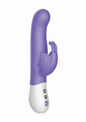 The Vibrating Dual Stim Butterfly Silicone Rechargeable Rabbit Vibrator - 1